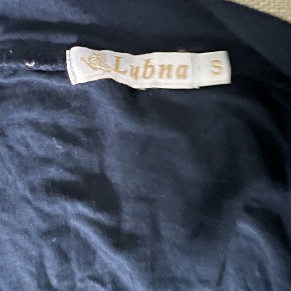 LUBNA‎ Navy Blue Robe (S) - Picture 7 of 9